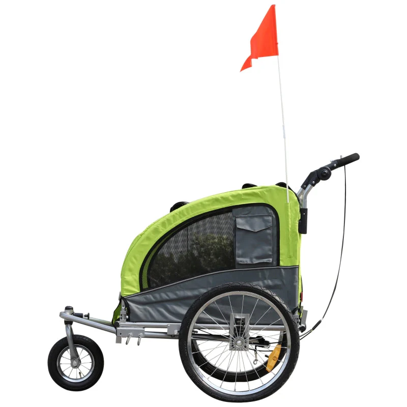 Pet Dog Bicycle Trailer Jogger with Suspension - Image 9