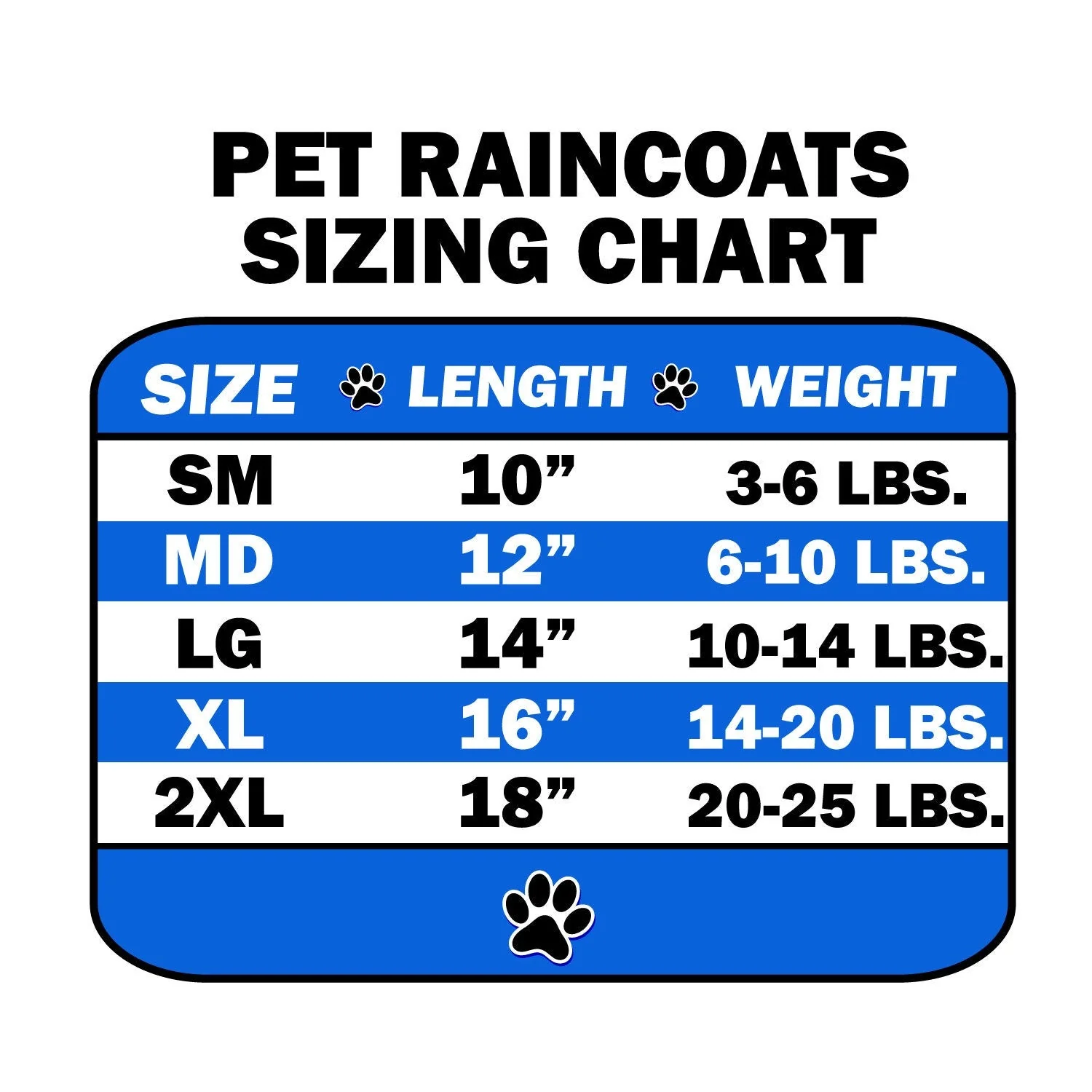 Pet Dog & Cat Hooded Raincoat Blank, Plain - Image 2