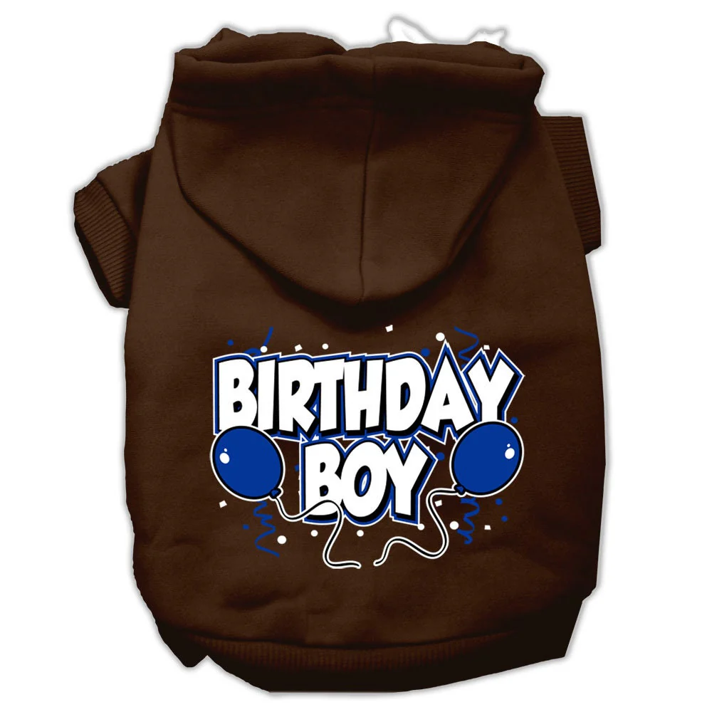 Pet, Dog & Cat Hoodie Screen Printed, "Birthday Boy" - Image 6
