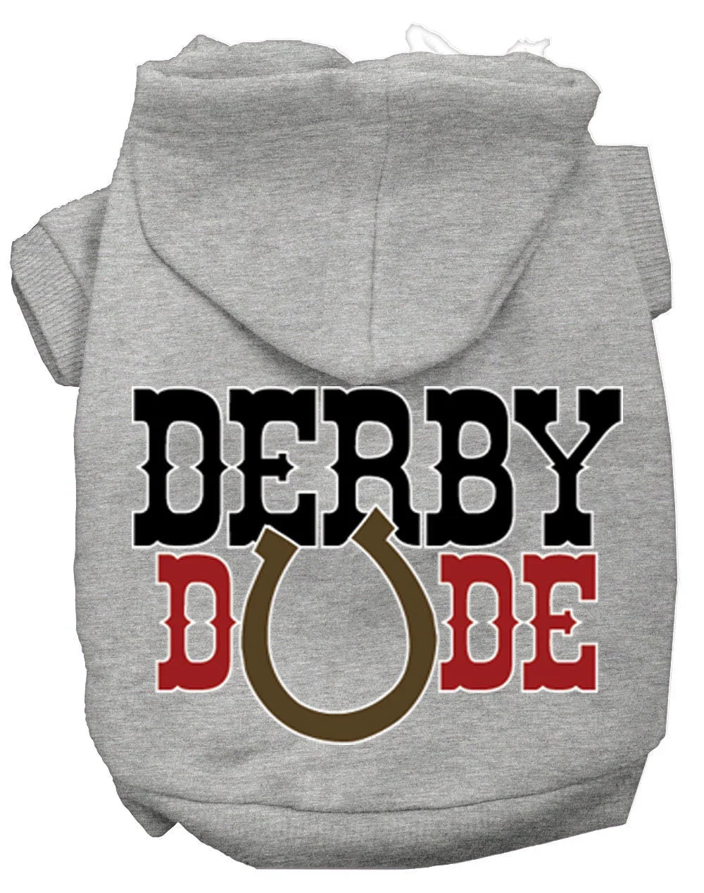 Pet, Dog & Cat Hoodie Screen Printed, "Derby Dude" - Image 5