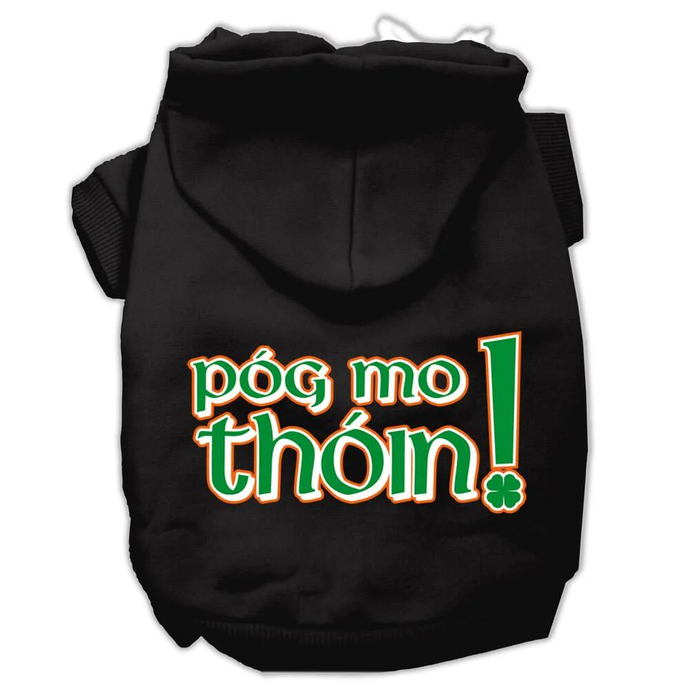 Pet Dog & Cat Hoodie Screen Printed, "Pog Mo Thoin!" - Image 3