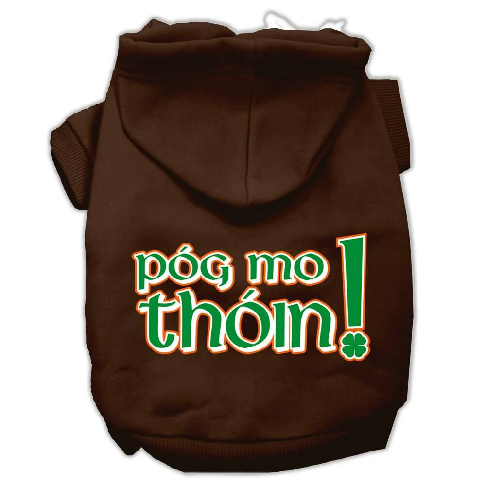 Pet Dog & Cat Hoodie Screen Printed, "Pog Mo Thoin!" - Image 7