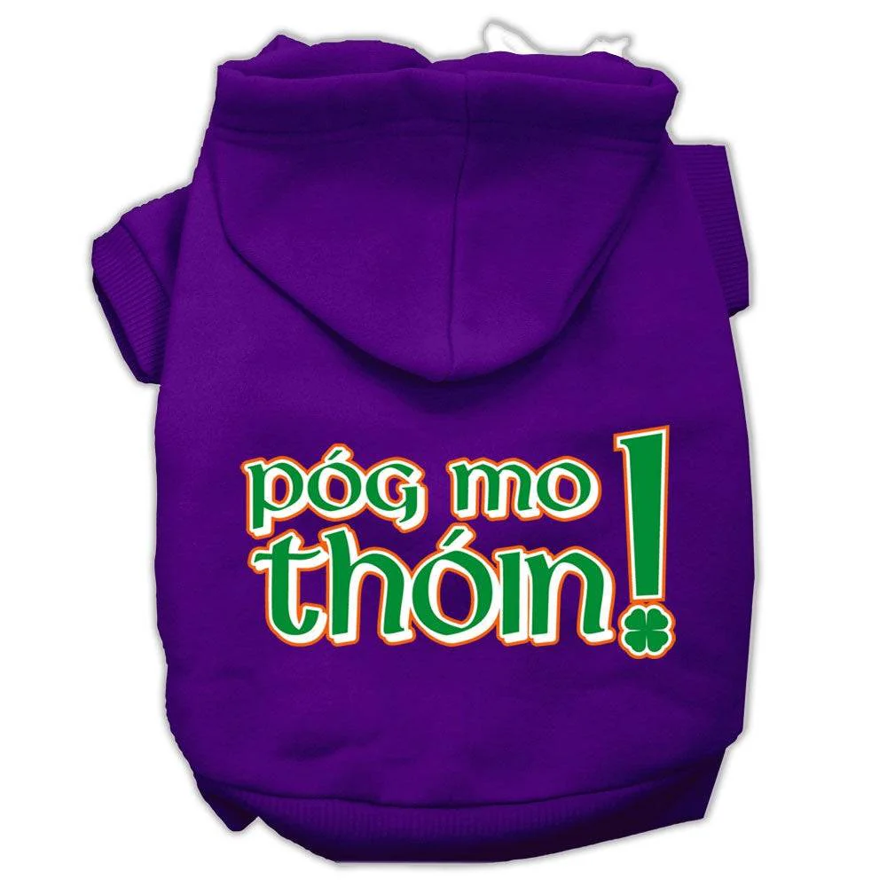 Pet Dog & Cat Hoodie Screen Printed, "Pog Mo Thoin!" - Image 9