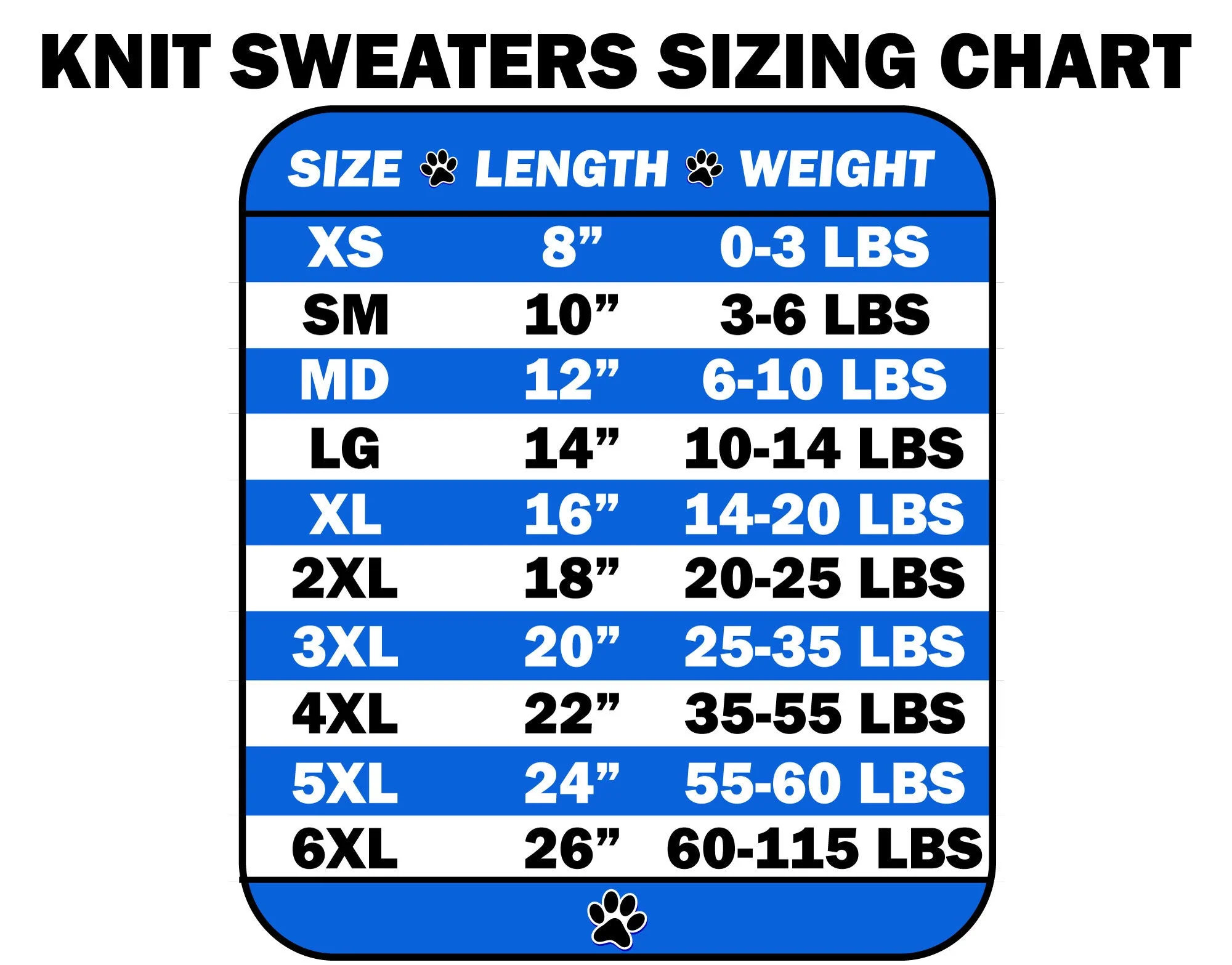 Pet Dog & Cat Knit Sweater Blank, Plain - Image 2