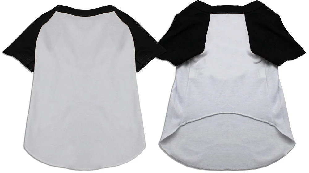 Pet Dog & Cat Raglan Baseball Shirt Blank, Plain - Image 8
