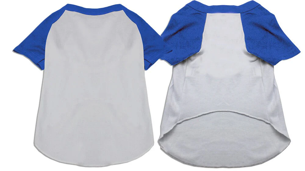 Pet Dog & Cat Raglan Baseball Shirt Blank, Plain - Image 9