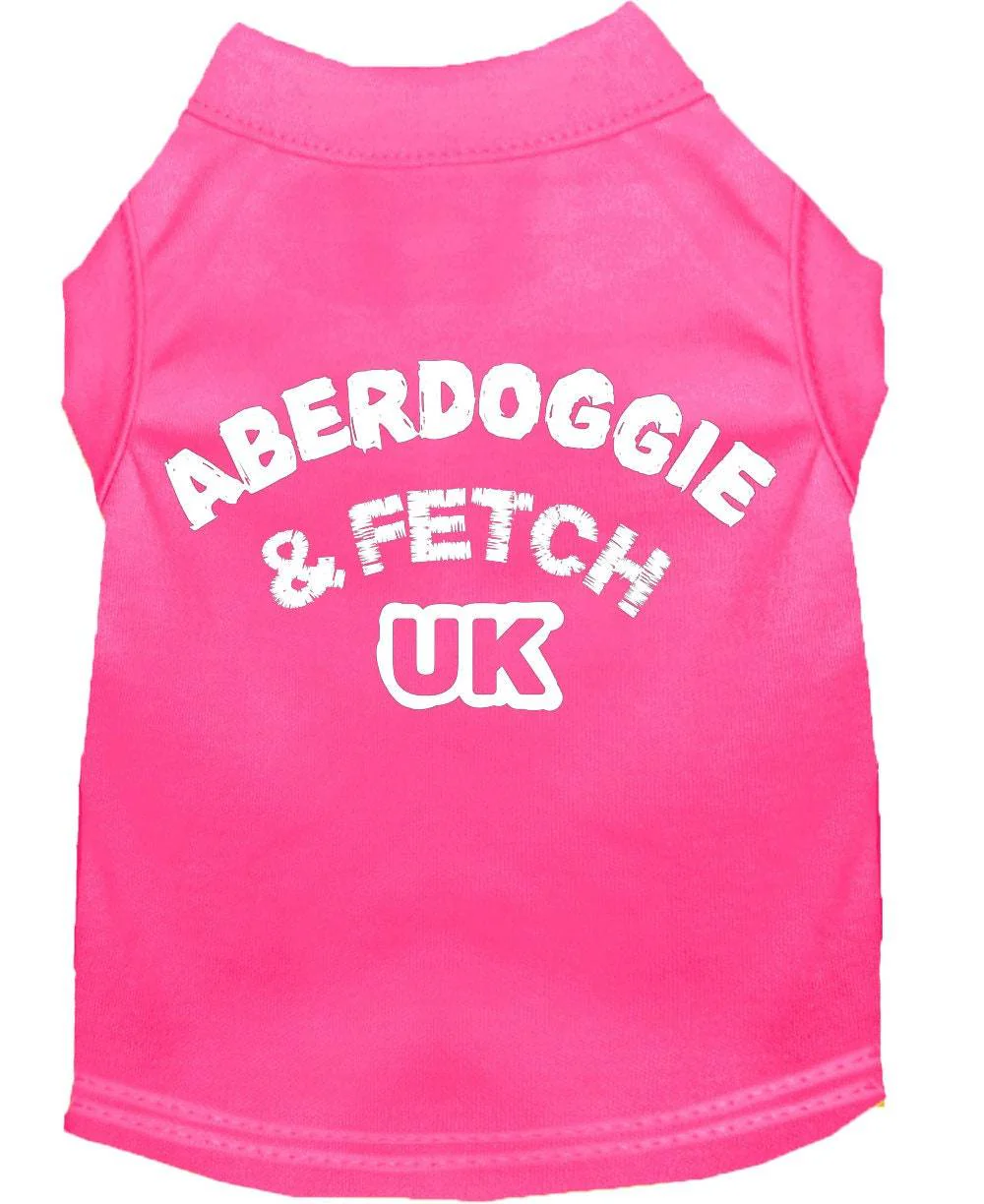 Pet Dog & Cat Shirt Screen Printed, "Aberdoggie and Fetch UK" - Image 10