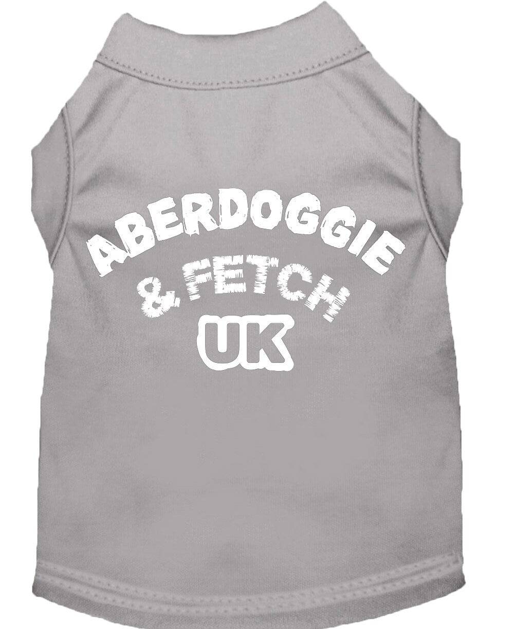 Pet Dog & Cat Shirt Screen Printed, "Aberdoggie and Fetch UK" - Image 4