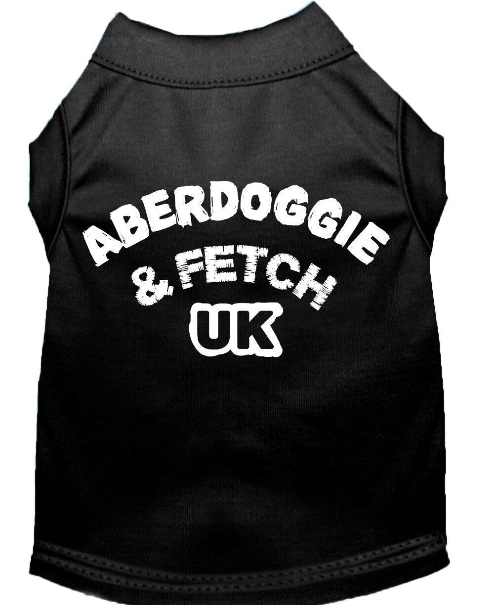 Pet Dog & Cat Shirt Screen Printed, "Aberdoggie and Fetch UK" - Image 8