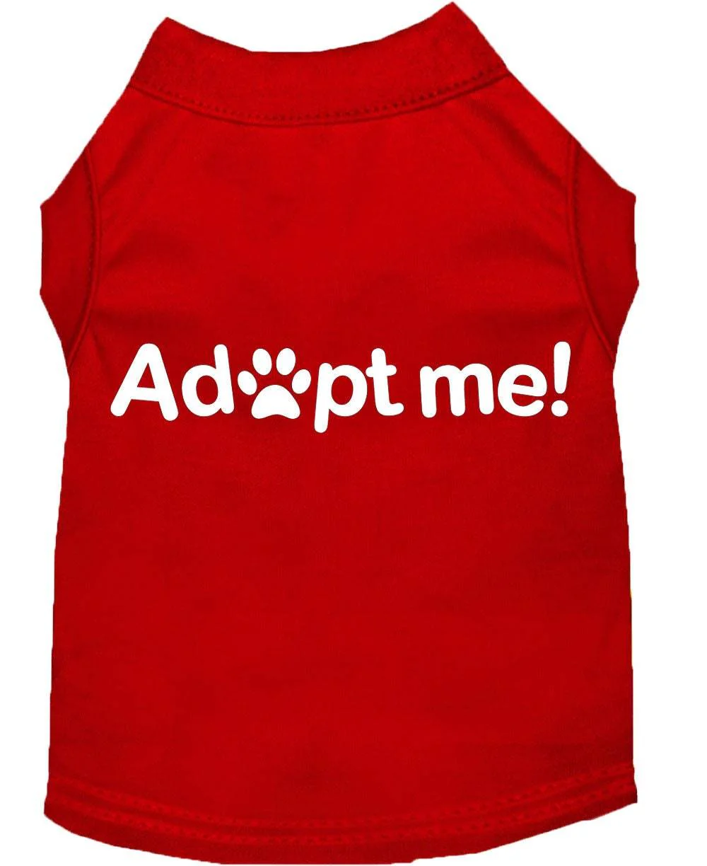 Pet Dog & Cat Shirt Screen Printed, "Adopt Me" - Image 10
