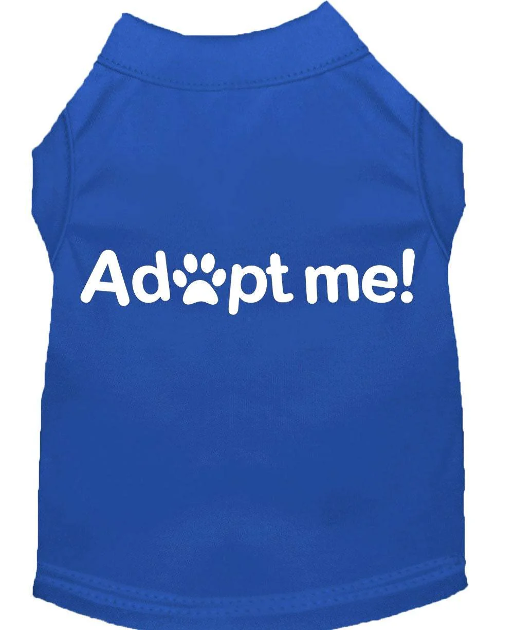 Pet Dog & Cat Shirt Screen Printed, "Adopt Me" - Image 5
