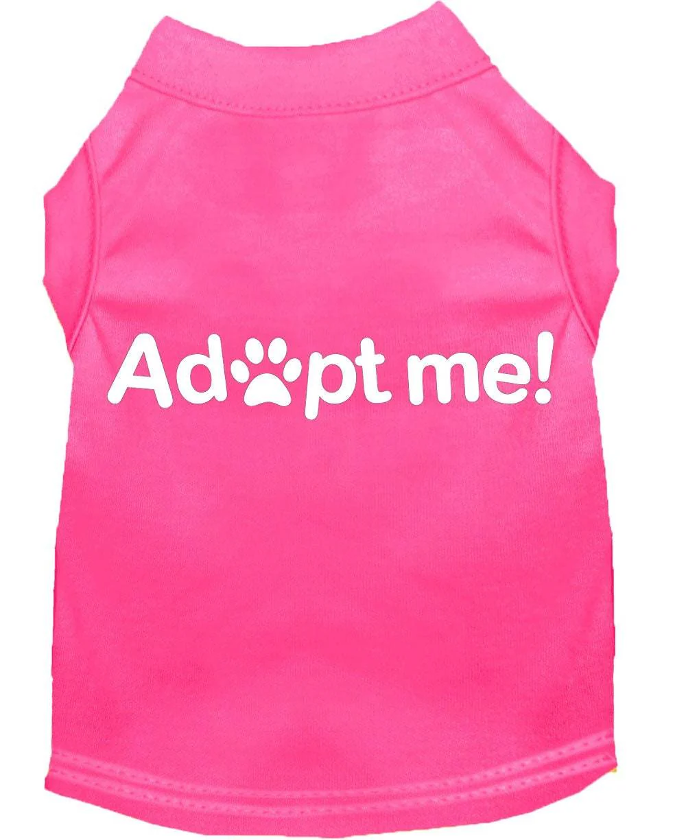 Pet Dog & Cat Shirt Screen Printed, "Adopt Me" - Image 6