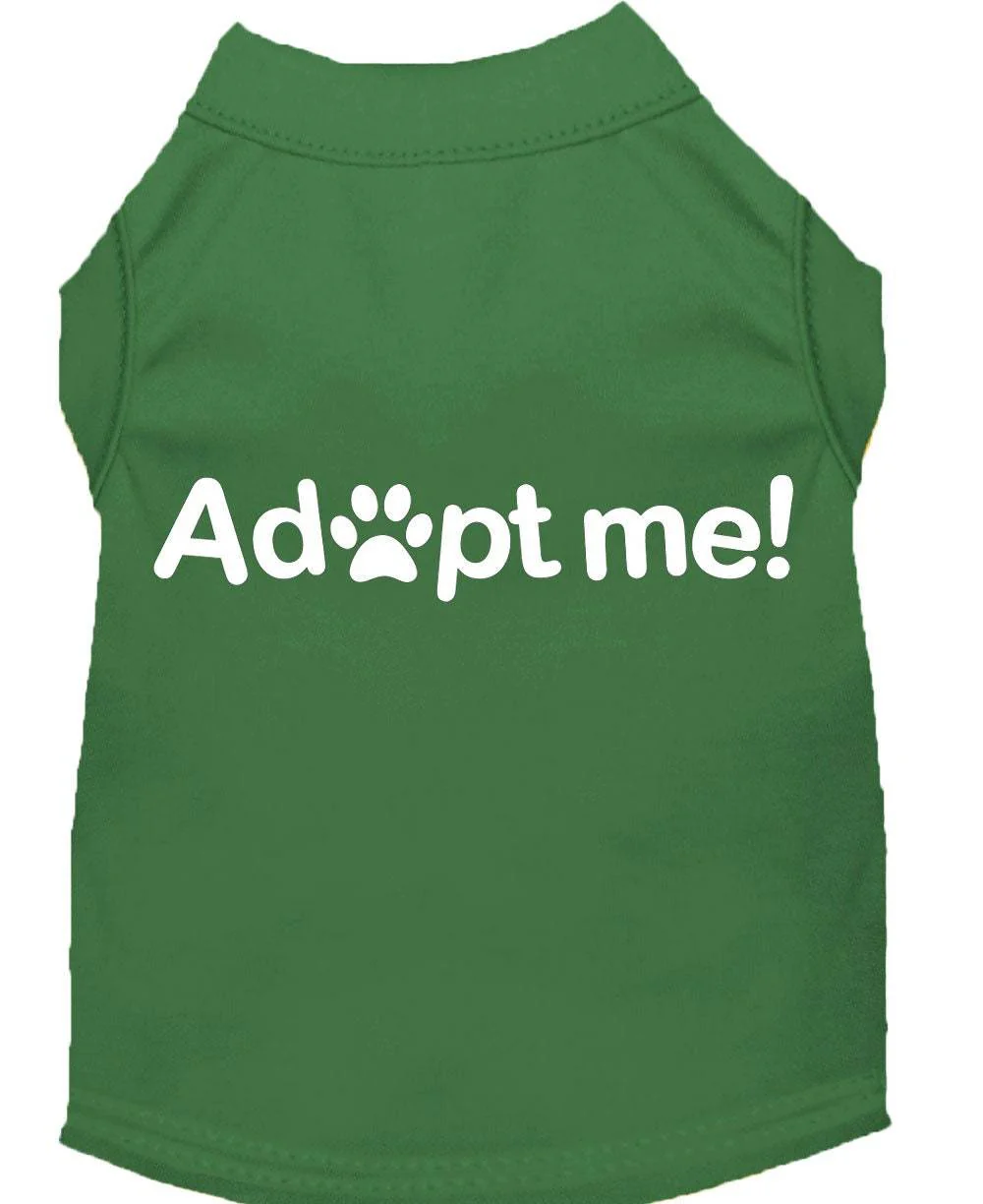 Pet Dog & Cat Shirt Screen Printed, "Adopt Me" - Image 7