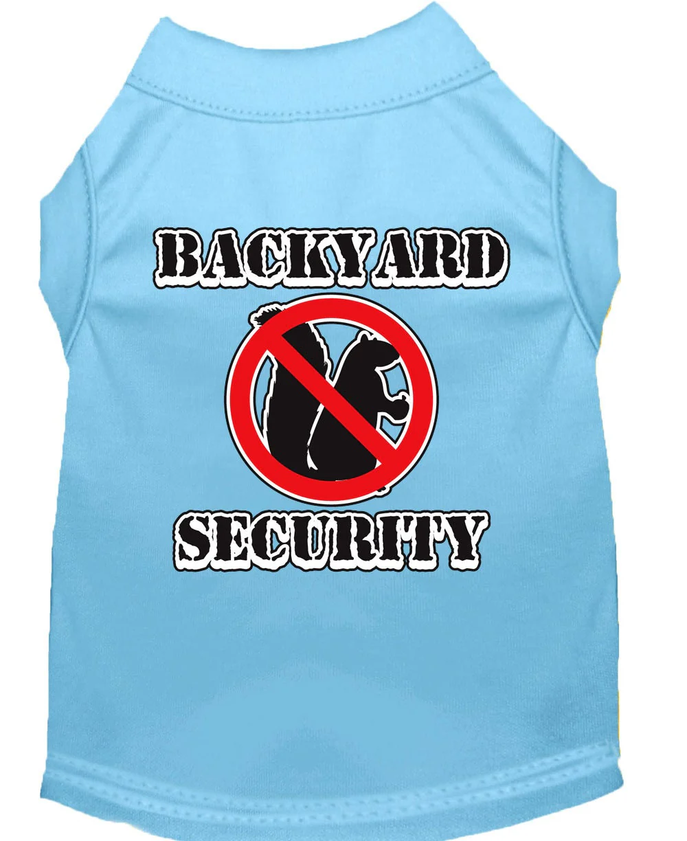 Pet Dog & Cat Shirt Screen Printed, "Backyard Security" - Image 10