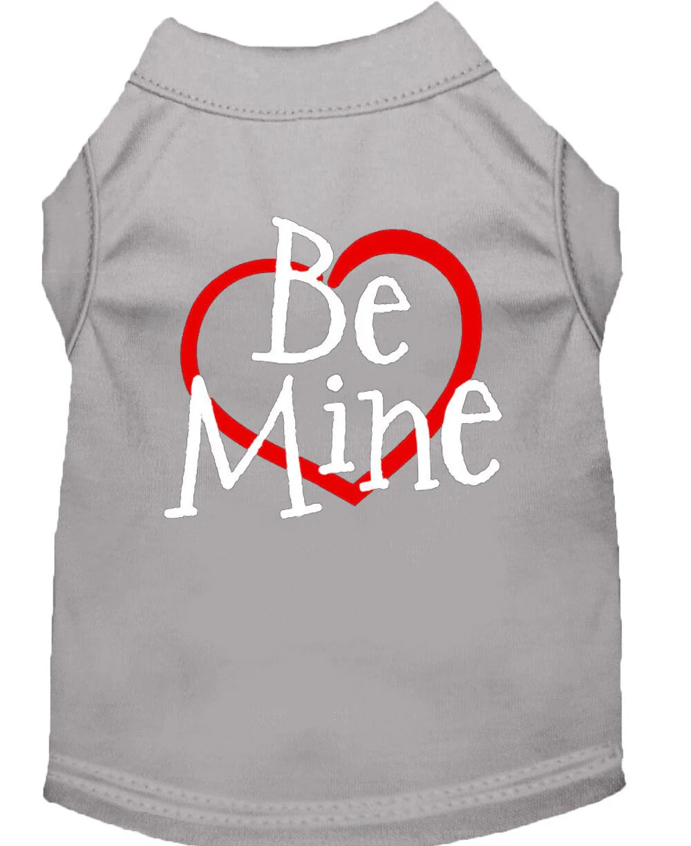 Pet Dog & Cat Shirt Screen Printed, "Be Mine" - Image 3