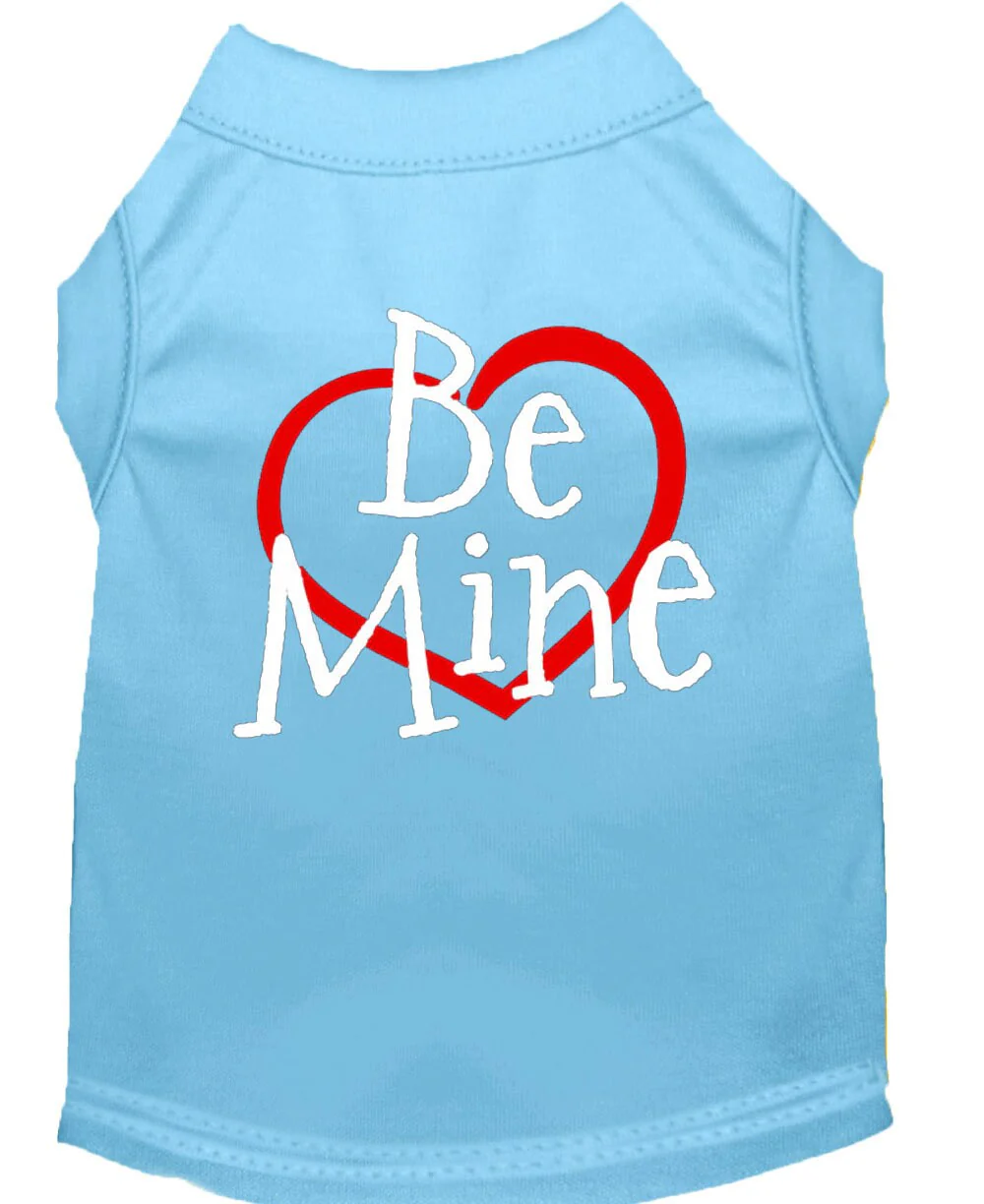 Pet Dog & Cat Shirt Screen Printed, "Be Mine" - Image 7