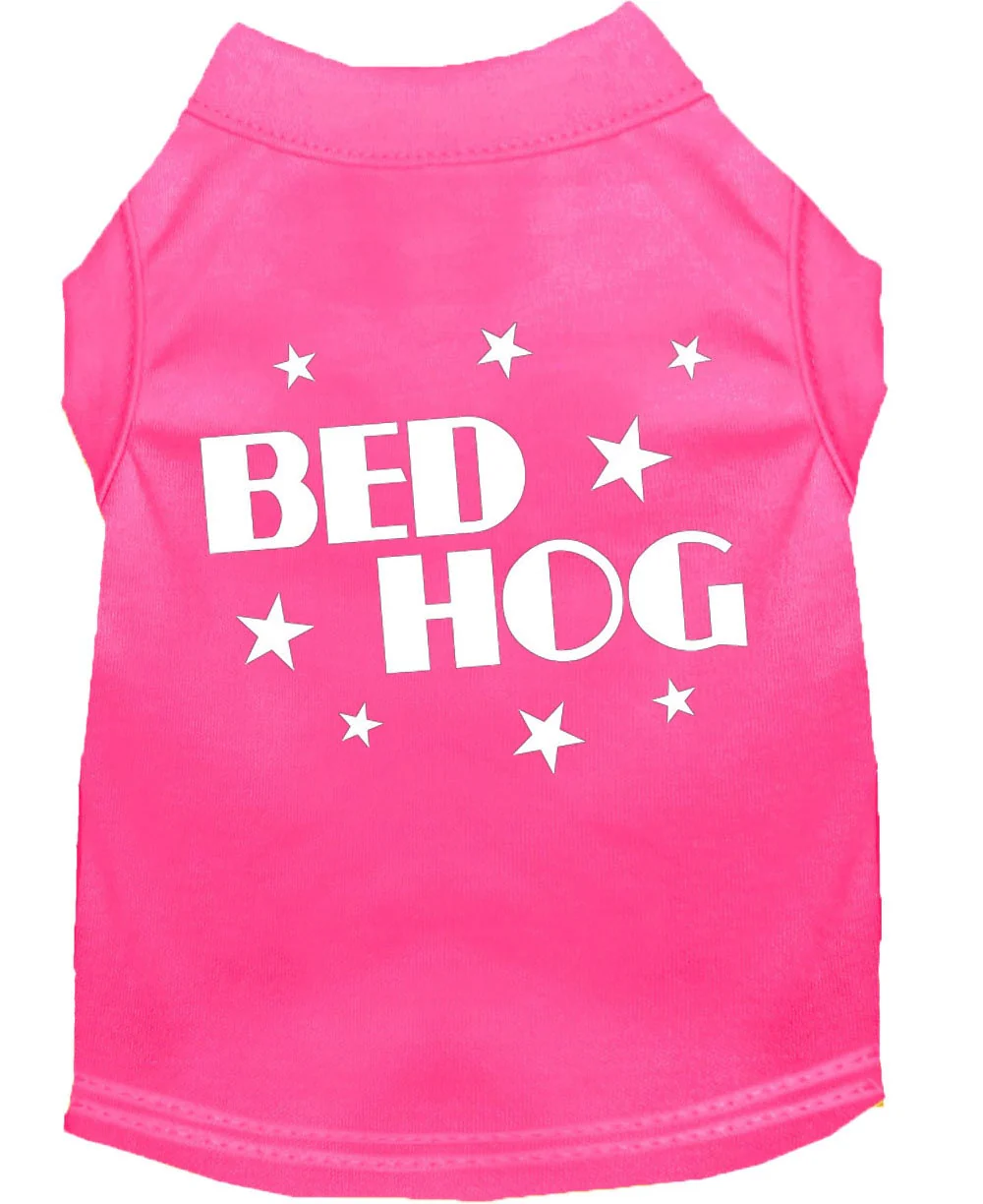 Pet Dog & Cat Shirt Screen Printed, "Bed Hog" - Image 10