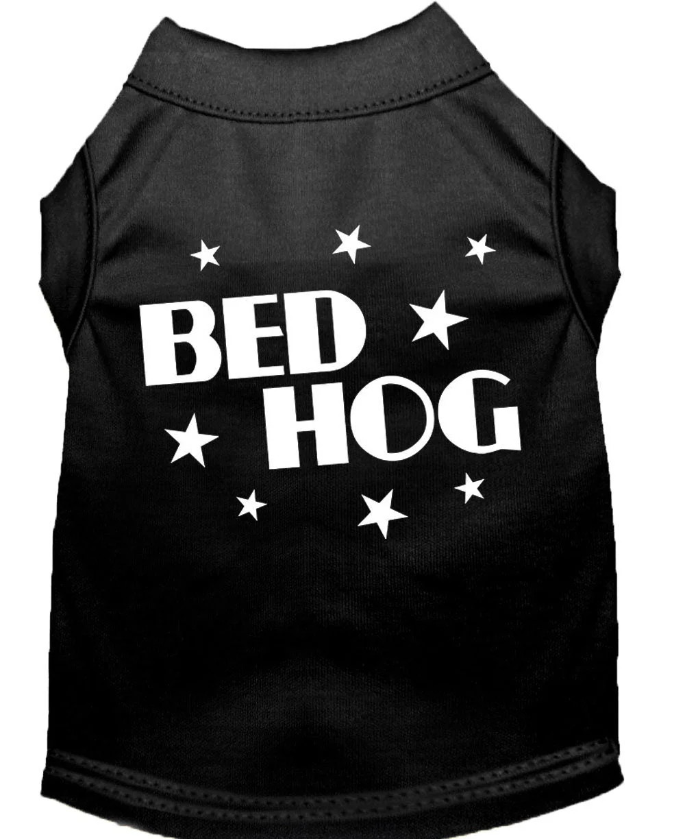 Pet Dog & Cat Shirt Screen Printed, "Bed Hog" - Image 9