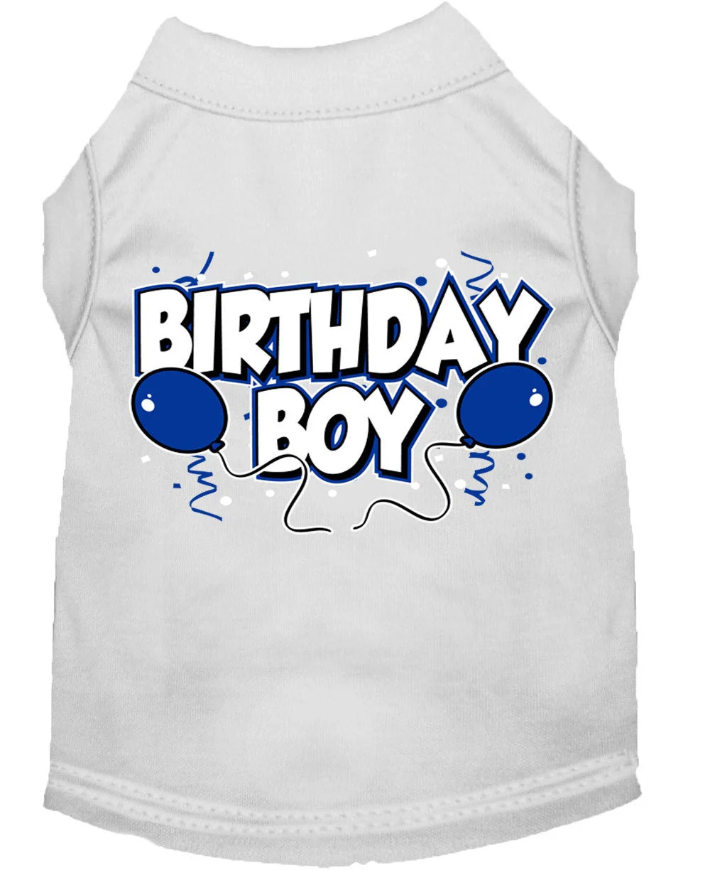 Pet Dog & Cat Shirt Screen Printed, "Birthday Boy" - Image 10