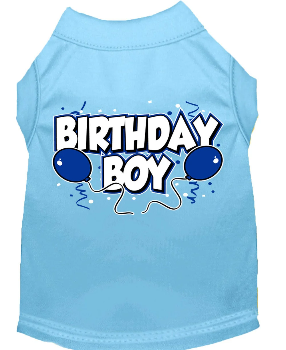 Pet Dog & Cat Shirt Screen Printed, "Birthday Boy" - Image 4