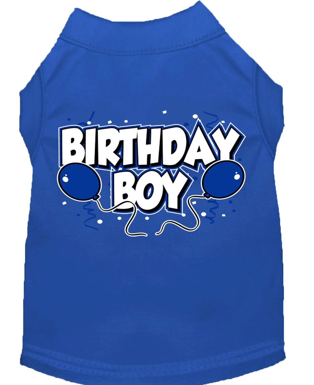Pet Dog & Cat Shirt Screen Printed, "Birthday Boy" - Image 6