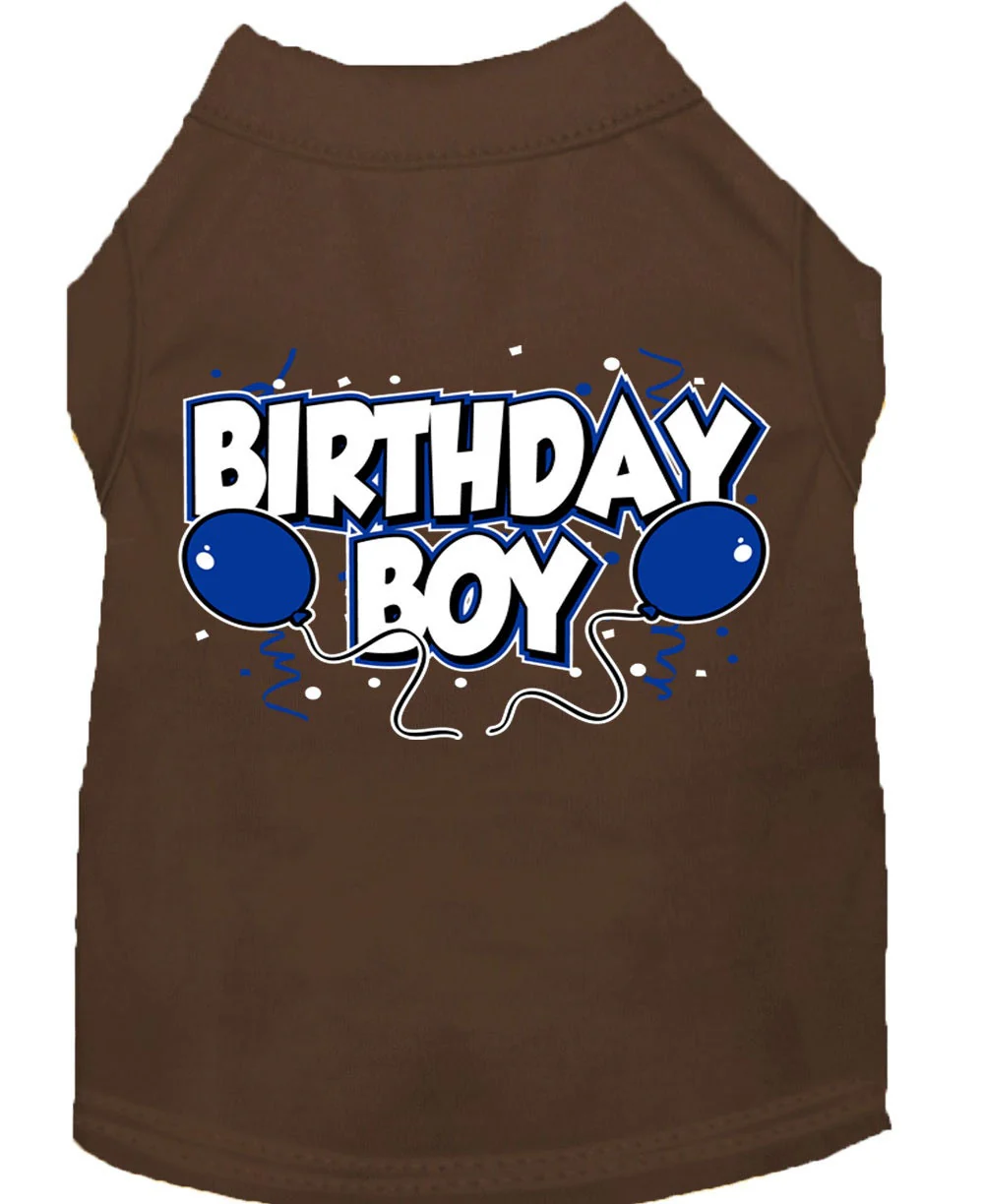 Pet Dog & Cat Shirt Screen Printed, "Birthday Boy" - Image 7