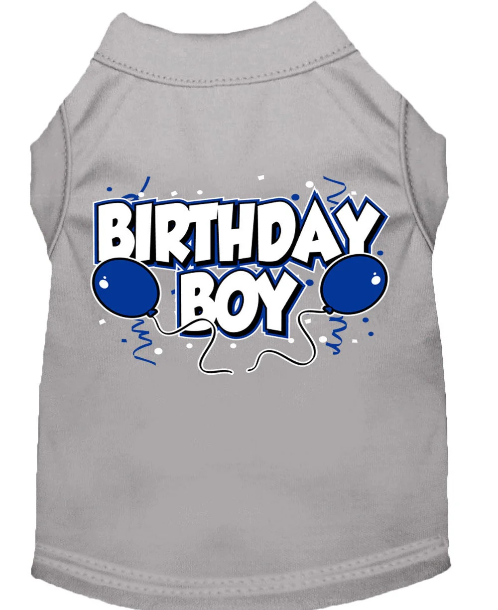 Pet Dog & Cat Shirt Screen Printed, "Birthday Boy" - Image 8
