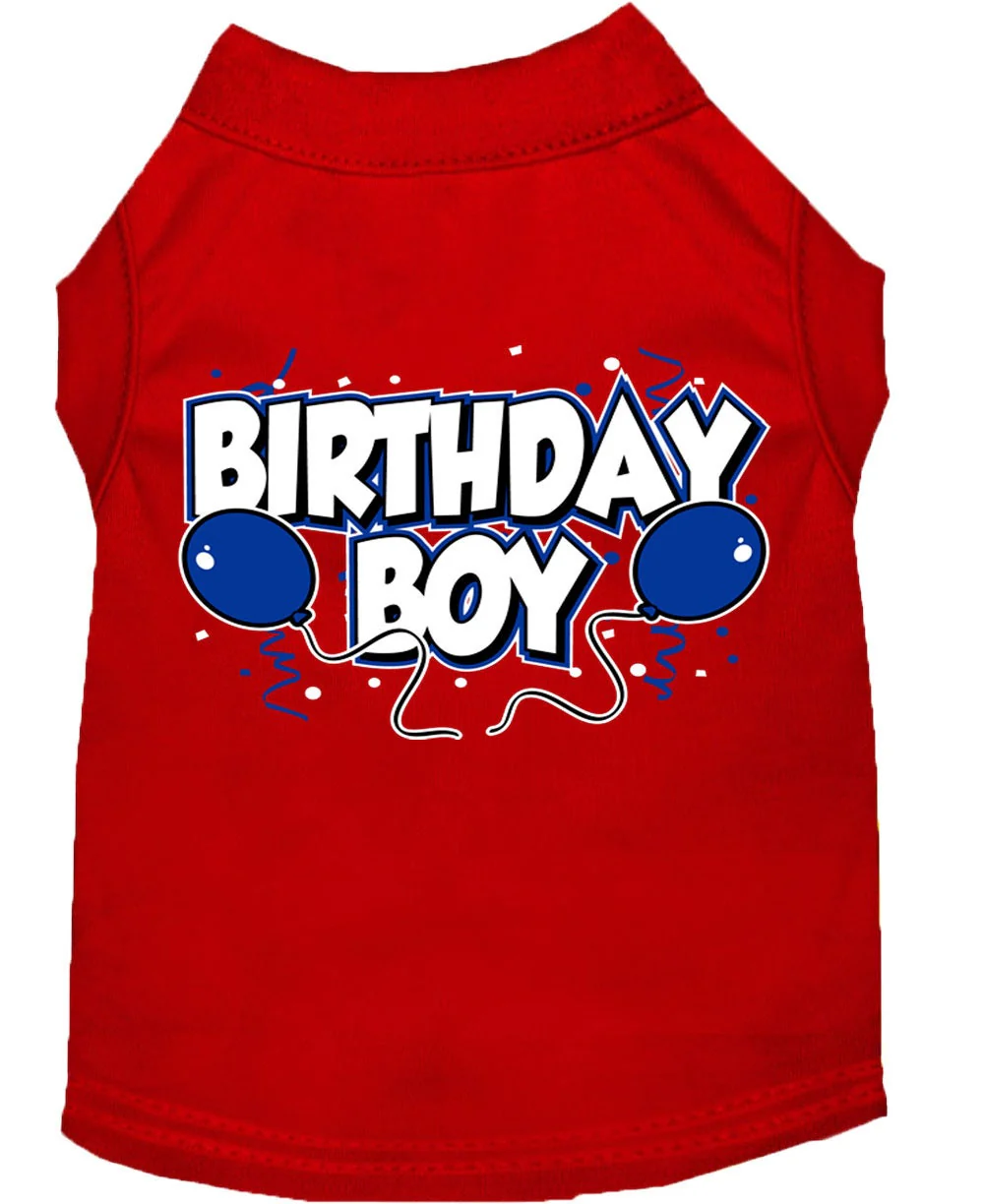 Pet Dog & Cat Shirt Screen Printed, "Birthday Boy" - Image 9