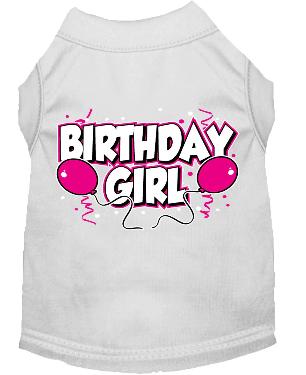 Pet Dog & Cat Shirt Screen Printed, "Birthday Girl" - Image 10