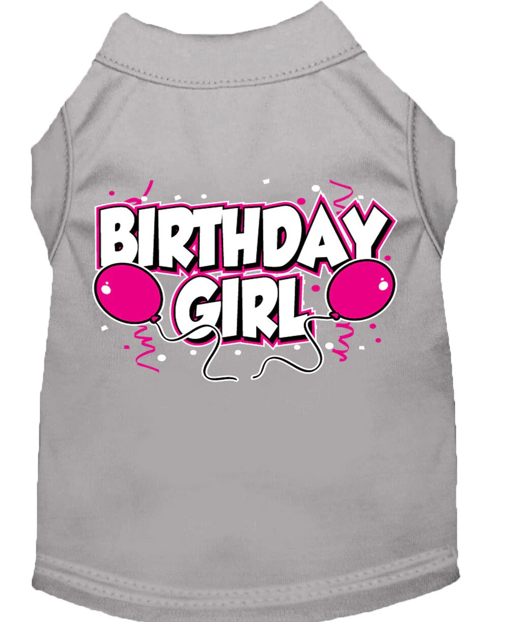 Pet Dog & Cat Shirt Screen Printed, "Birthday Girl" - Image 6