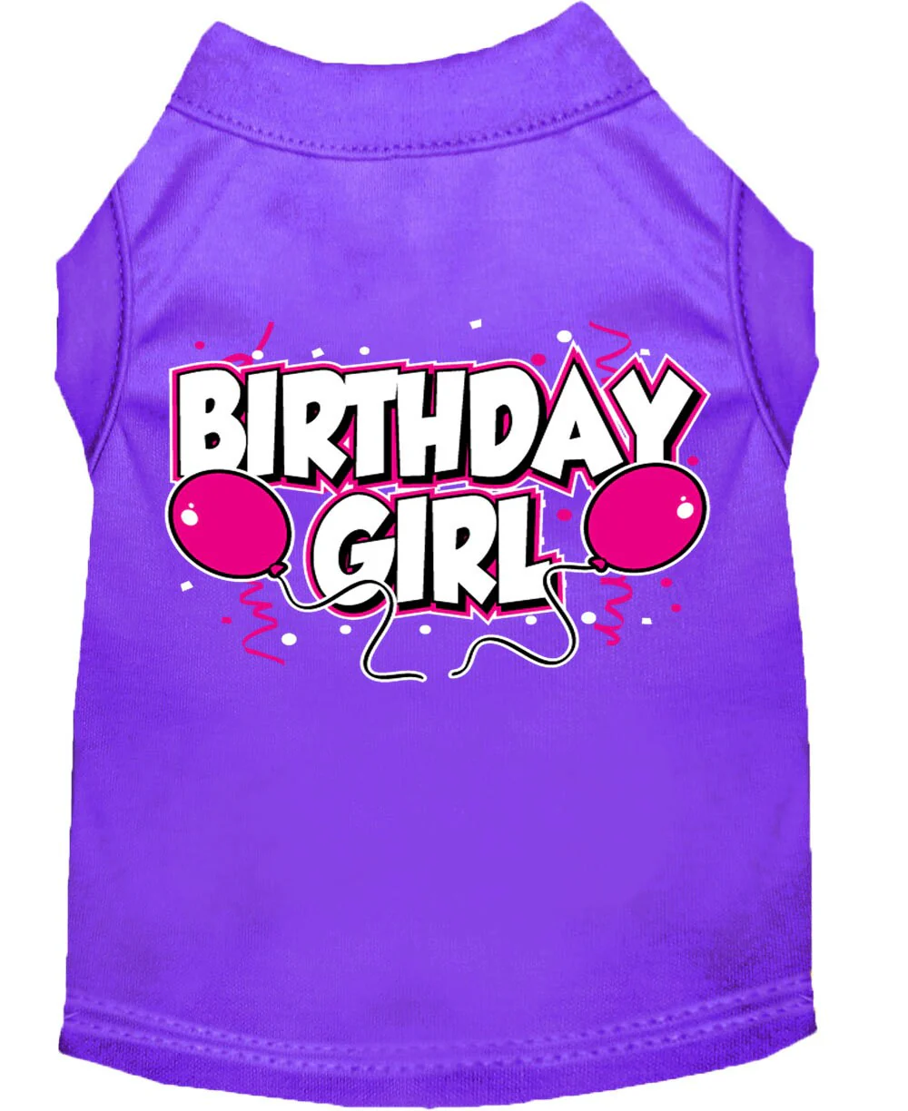 Pet Dog & Cat Shirt Screen Printed, "Birthday Girl" - Image 8