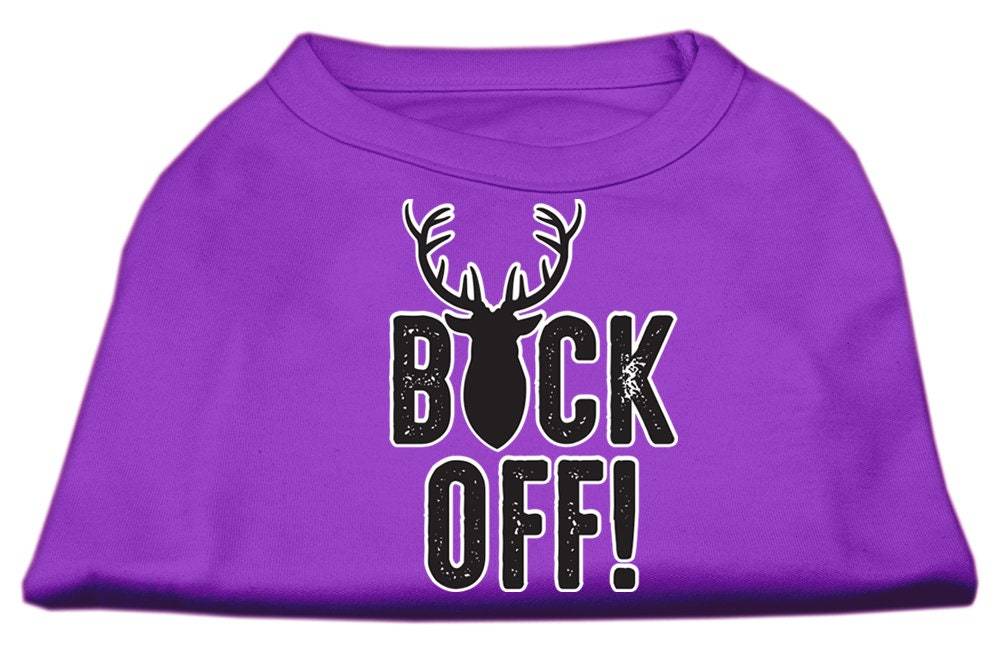 Pet Dog & Cat Shirt Screen Printed, "Buck Off" - Image 5