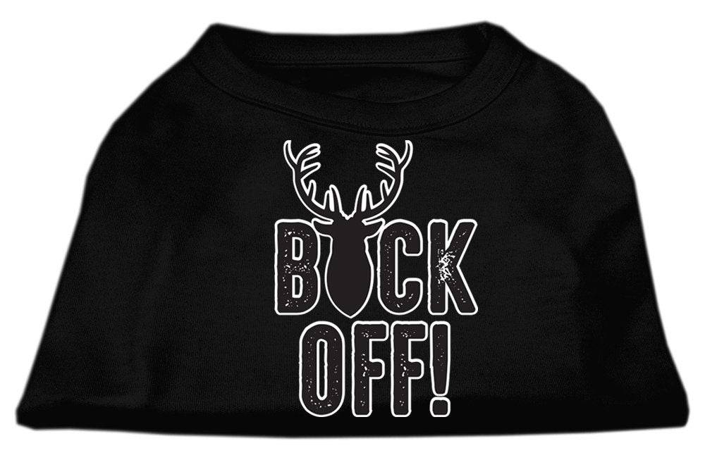 Pet Dog & Cat Shirt Screen Printed, "Buck Off" - Image 6