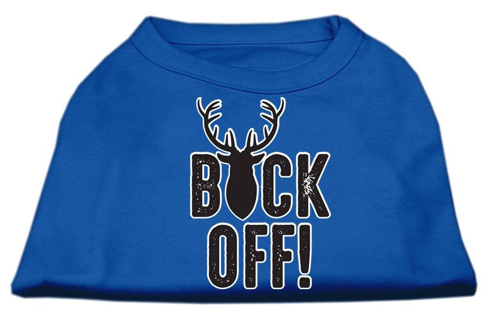 Pet Dog & Cat Shirt Screen Printed, "Buck Off" - Image 7
