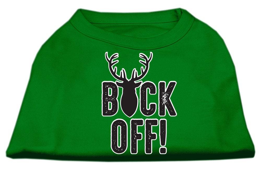 Pet Dog & Cat Shirt Screen Printed, "Buck Off" - Image 9