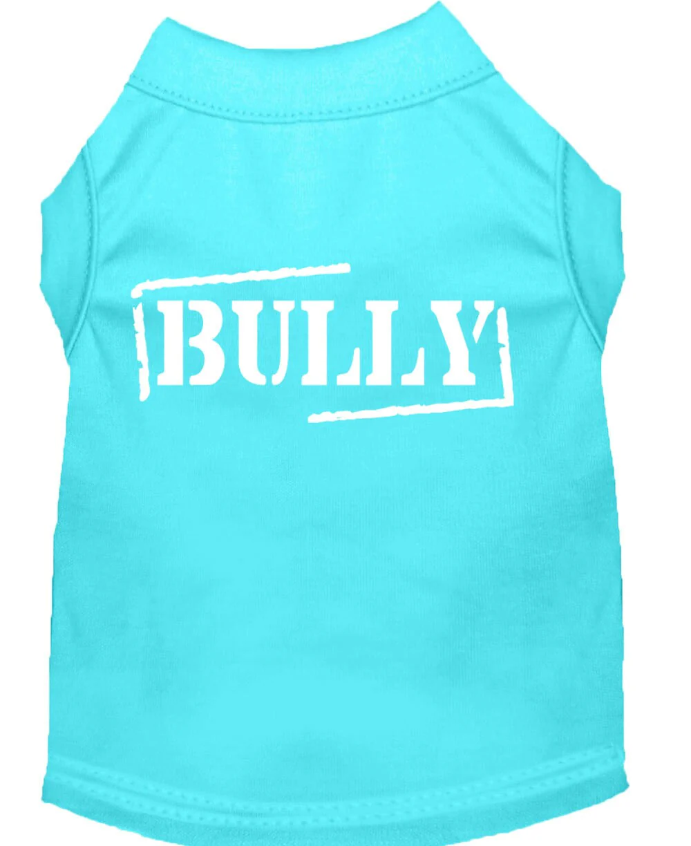 Pet Dog & Cat Shirt Screen Printed, "Bully" - Image 3