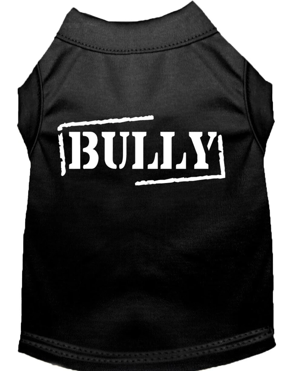 Pet Dog & Cat Shirt Screen Printed, "Bully" - Image 4