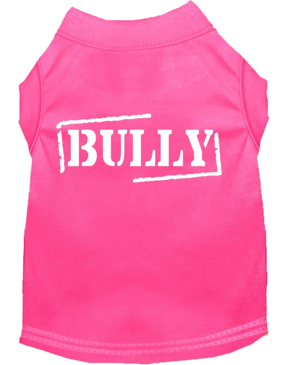 Pet Dog & Cat Shirt Screen Printed, "Bully" - Image 5