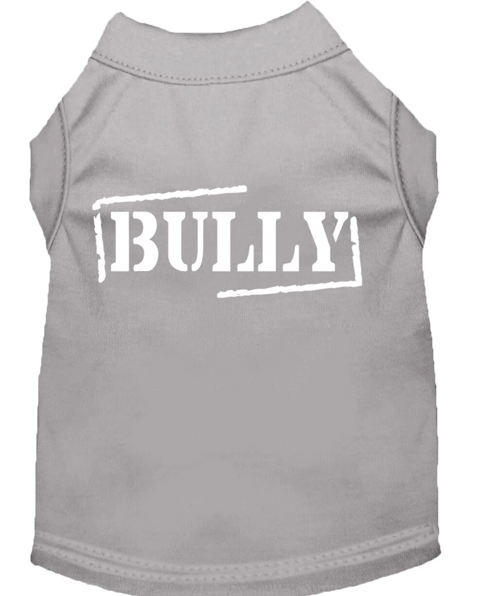 Pet Dog & Cat Shirt Screen Printed, "Bully" - Image 6