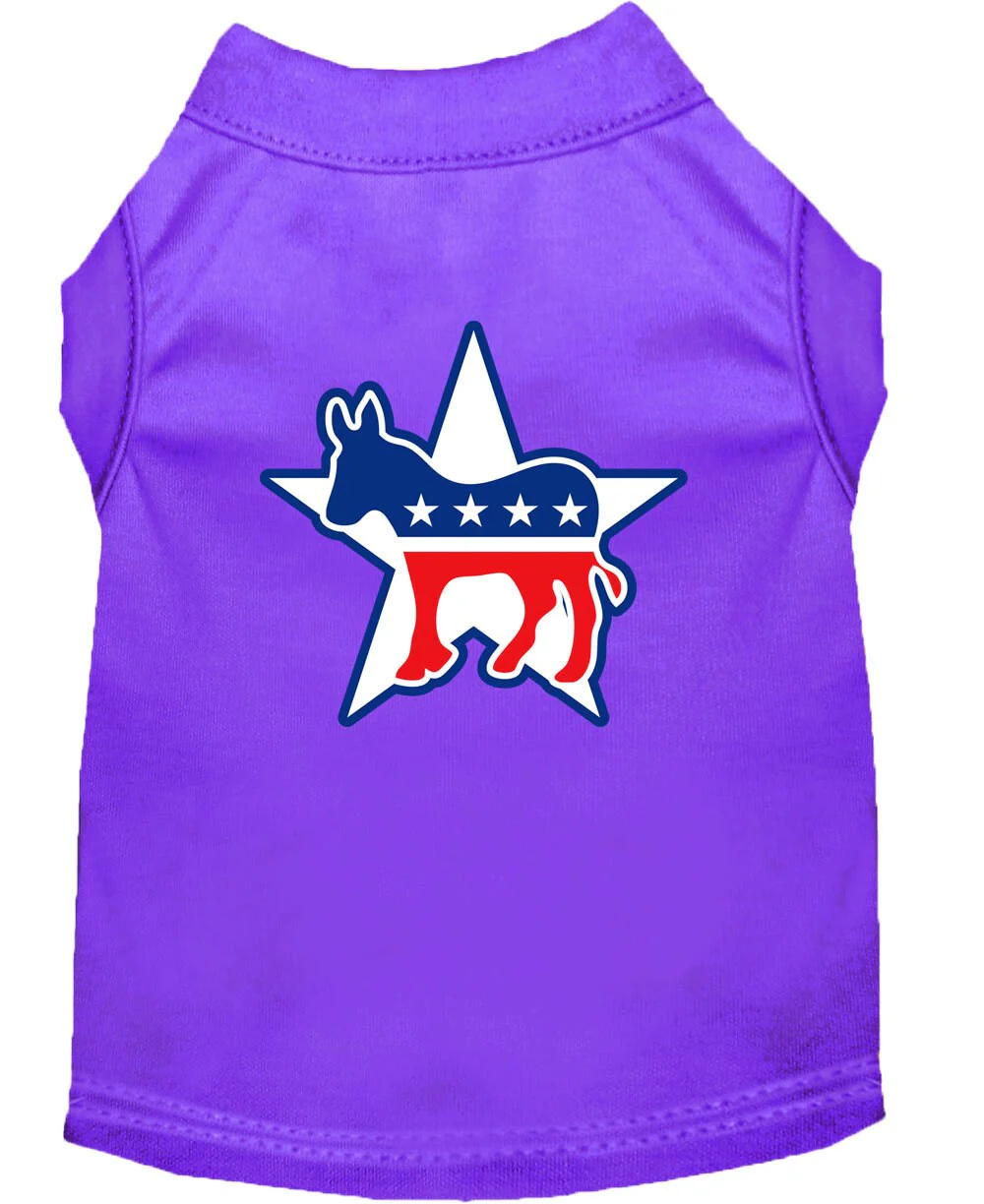 Pet Dog & Cat Shirt Screen Printed, "Democrat" - Image 4