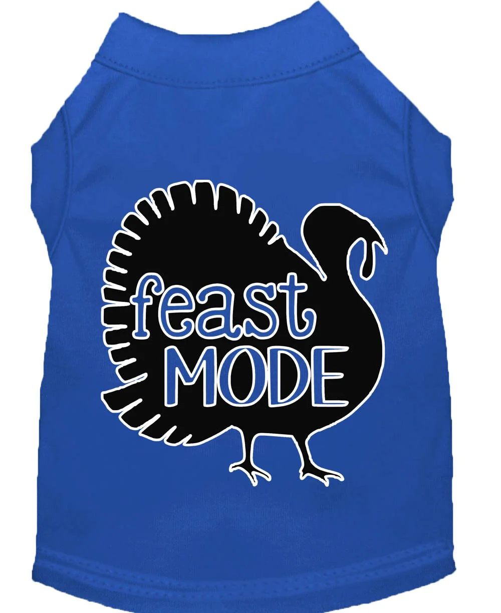 Pet Dog & Cat Shirt Screen Printed, "Feast Mode" - Image 4