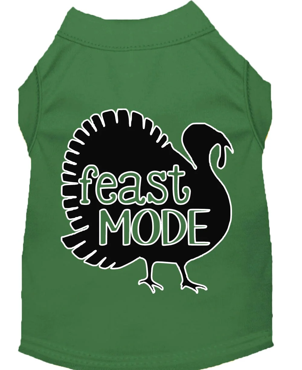 Pet Dog & Cat Shirt Screen Printed, "Feast Mode" - Image 6