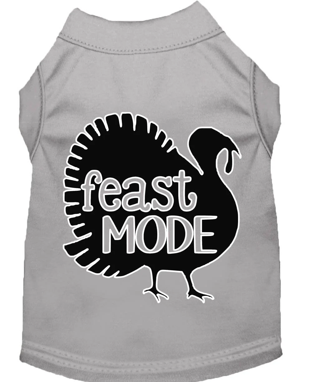 Pet Dog & Cat Shirt Screen Printed, "Feast Mode" - Image 7