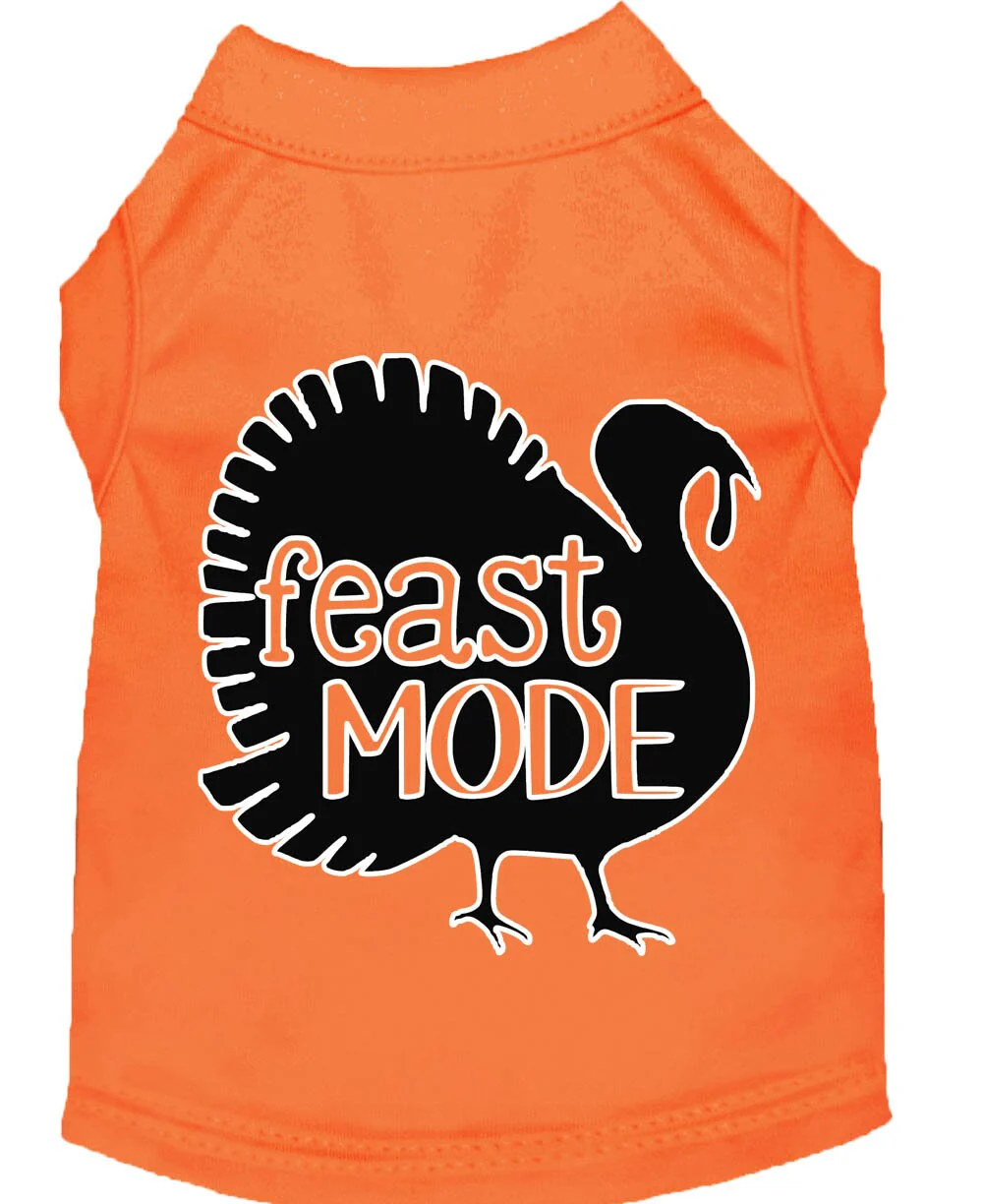 Pet Dog & Cat Shirt Screen Printed, "Feast Mode" - Image 8