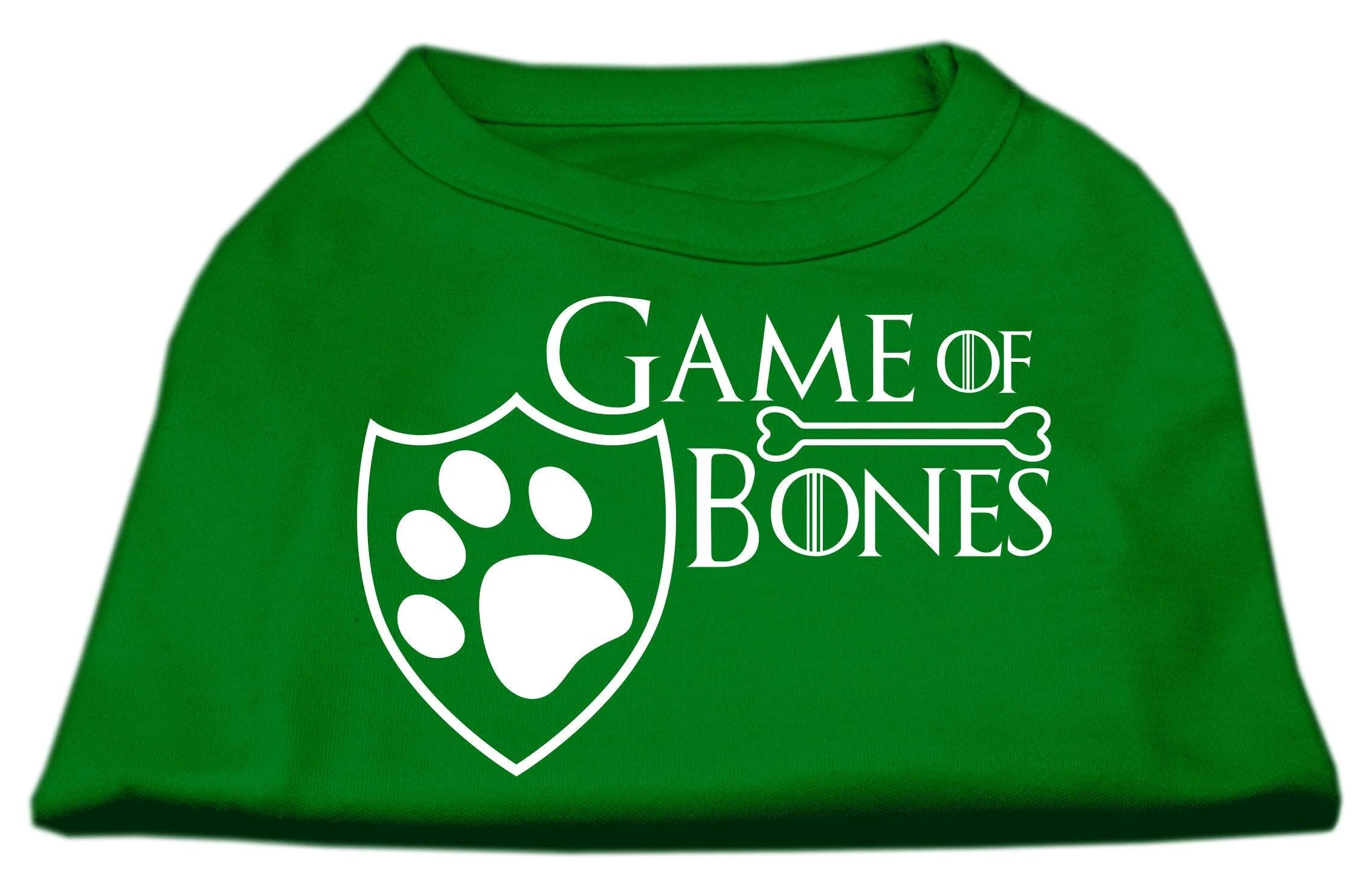 Pet Dog & Cat Shirt Screen Printed, "Game of Bones" - Image 8