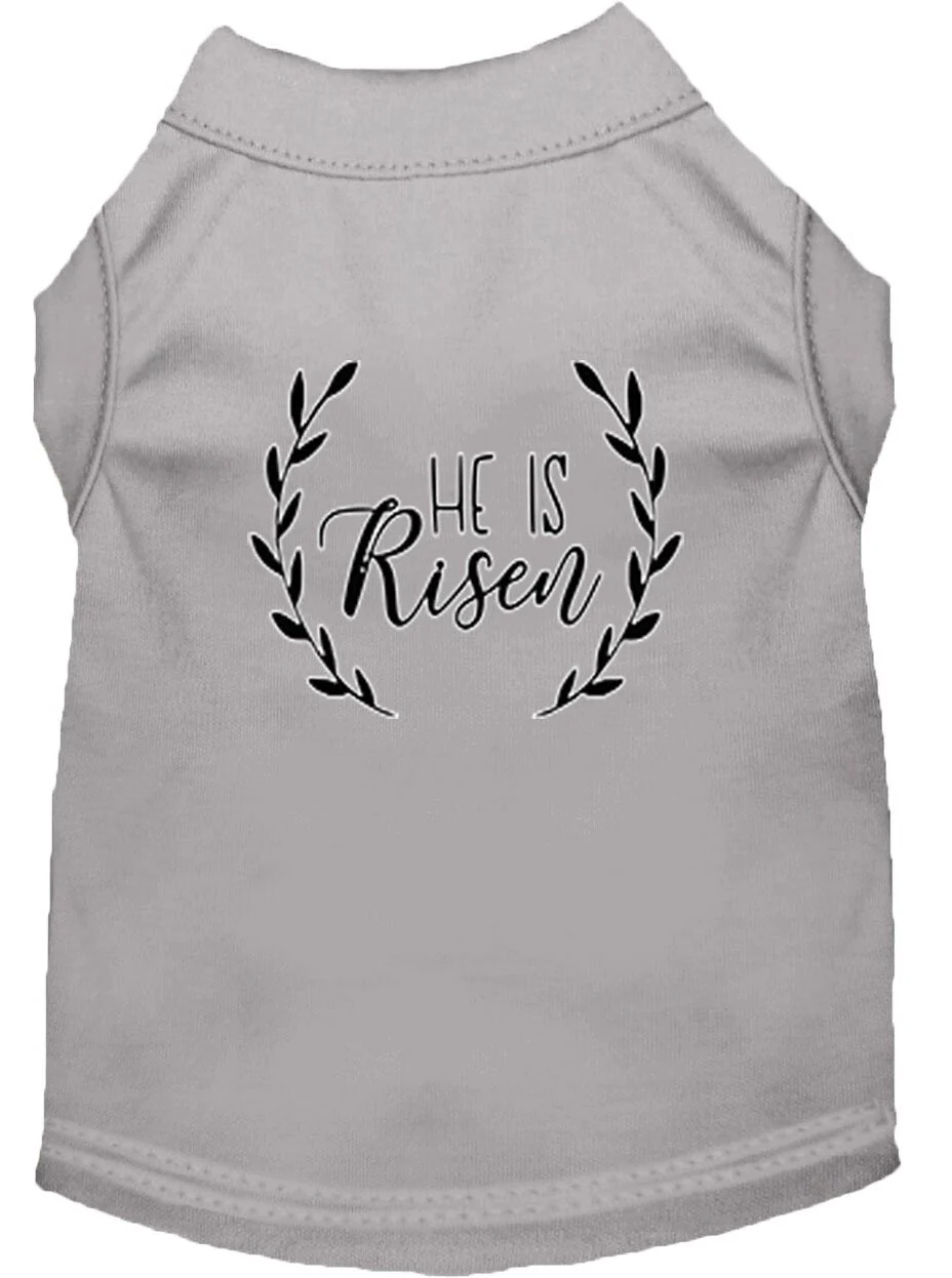 Pet Dog & Cat Shirt Screen Printed, "He Is Risen" - Image 5