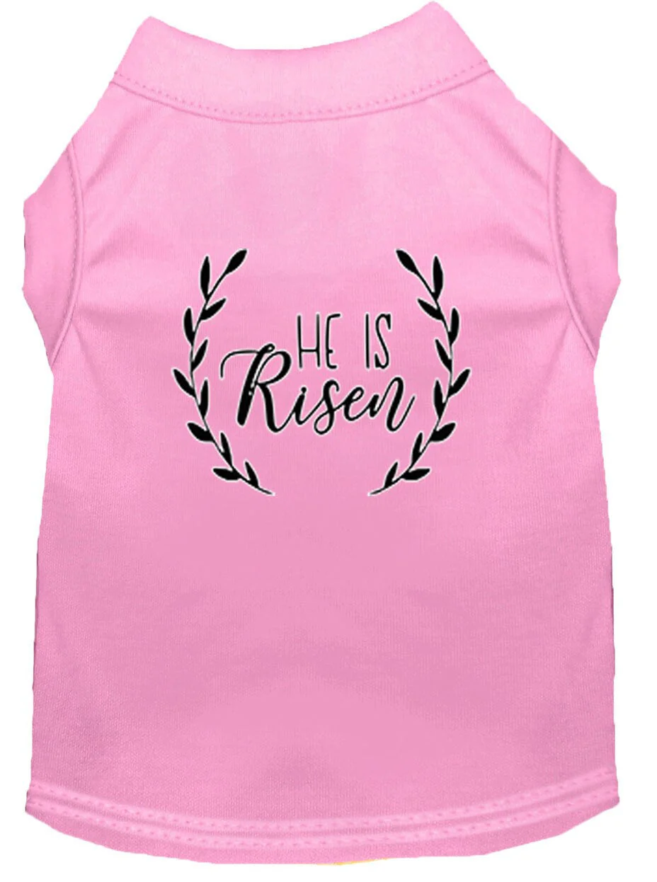 Pet Dog & Cat Shirt Screen Printed, "He Is Risen" - Image 6