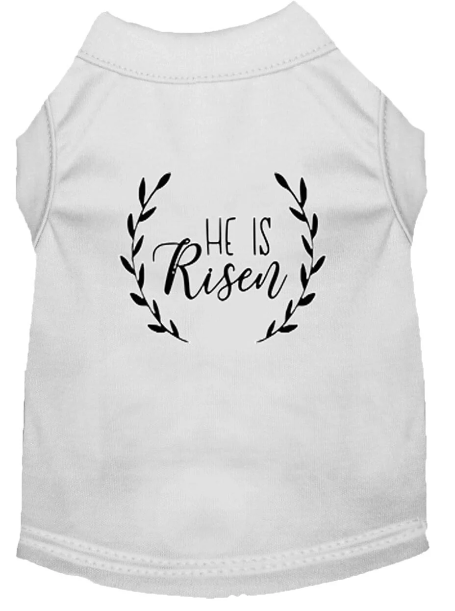 Pet Dog & Cat Shirt Screen Printed, "He Is Risen" - Image 8