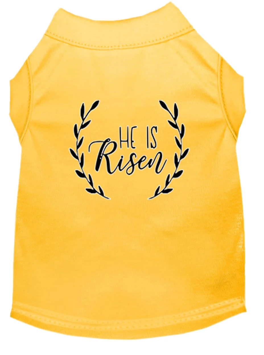 Pet Dog & Cat Shirt Screen Printed, "He Is Risen" - Image 9
