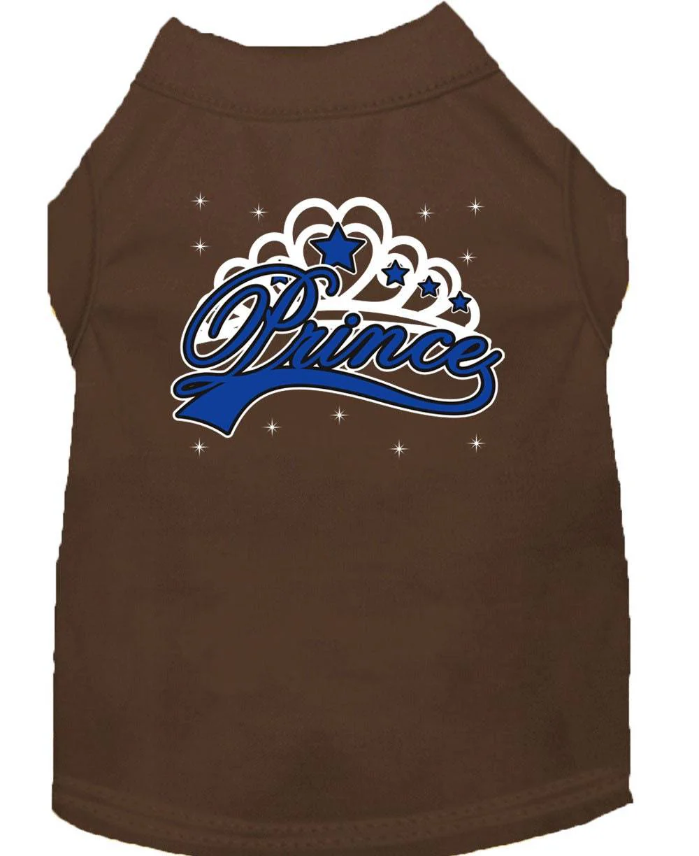 Pet Dog & Cat Shirt Screen Printed, "I'm A Prince" - Image 6